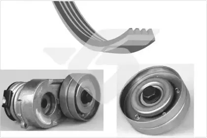 Поликлиновой ременный комплект HUTCHINSON купить